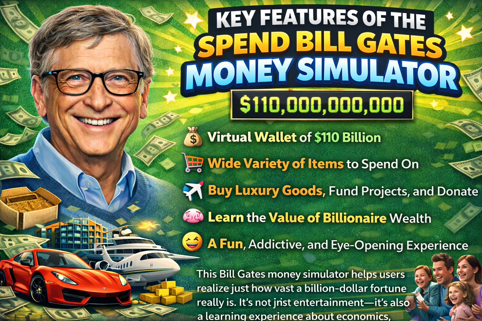 Spend Bill Gates Money spend bill gates money