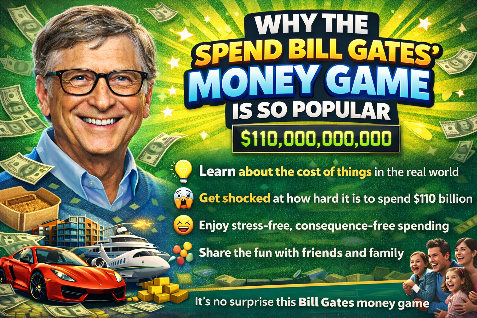 Spend Bill Gates Money - spend bill gates money